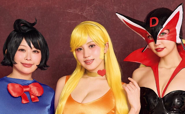 「アニメクラシックス ANISON Fire FES」を盛り上げる「Team クラ・コス」の花咲楓香&波崎天結&成瀬いな、3人のヒロインが登場「オーダーメイドで作られたコスプレ衣装なので、私たちの体にピタッと合うんです!」